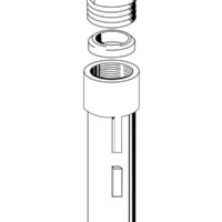 Bodenhülse aus Grauguß 60 mm – Bild 2
