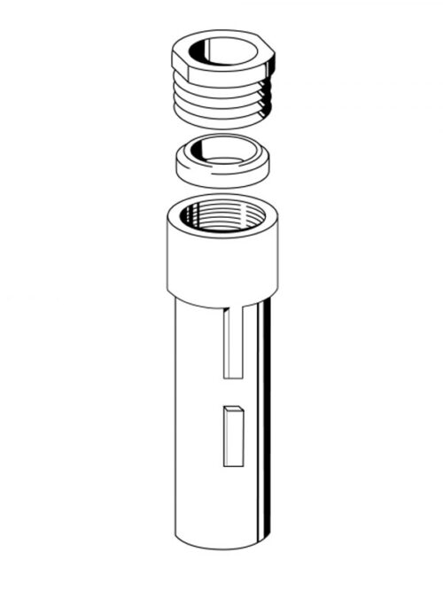 Bodenhülse aus Grauguß 60 mm – Bild 2